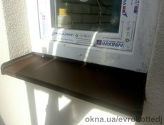 Стальные оконные отливы